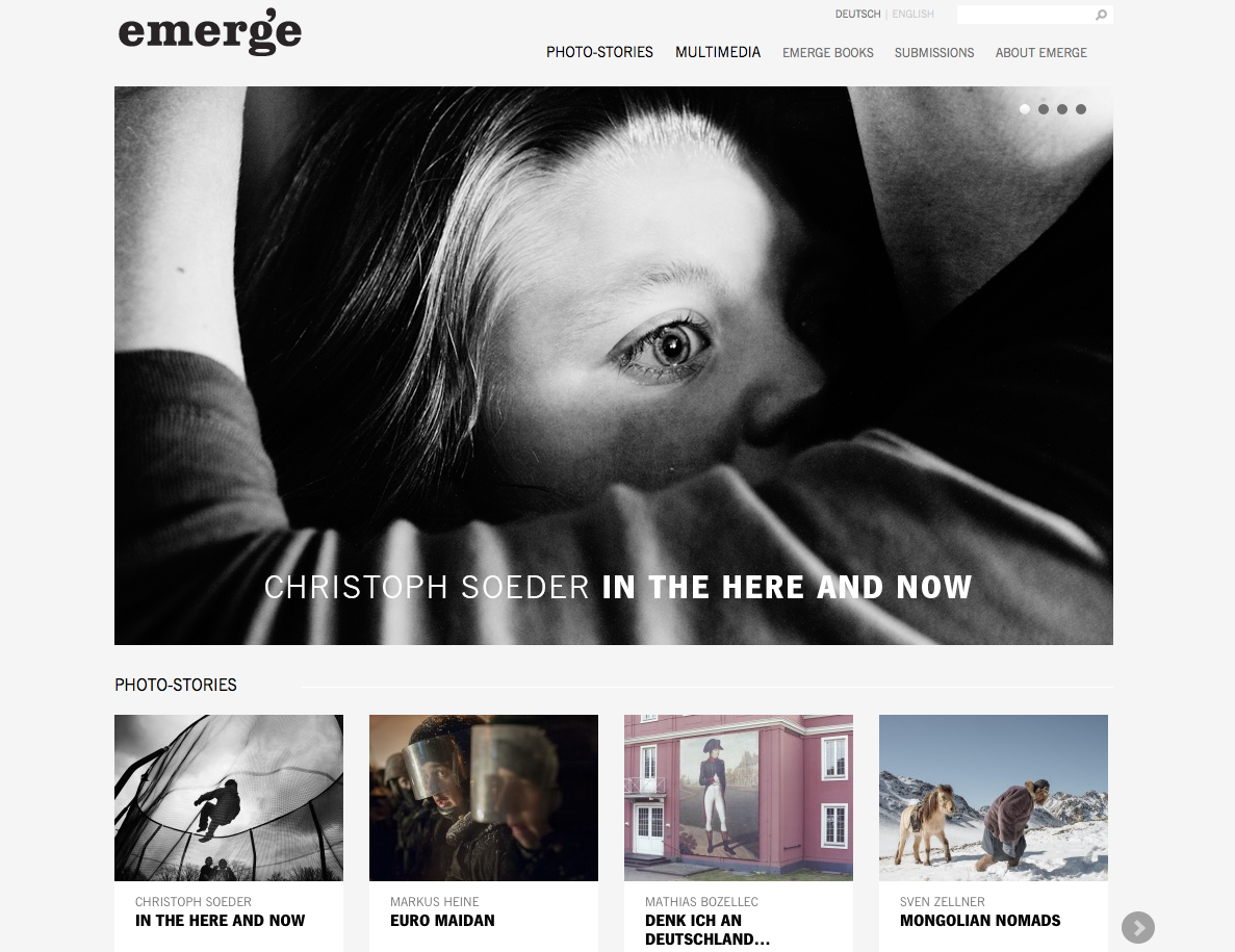Here and Now on emerge mag