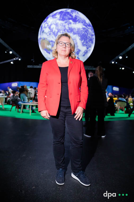 Germany’s Acting Minister of Environment Svenja Schulze