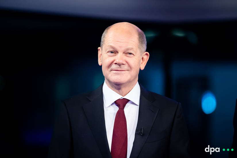 Newly sworn in Chancellor Olaf Scholz (SPD)
