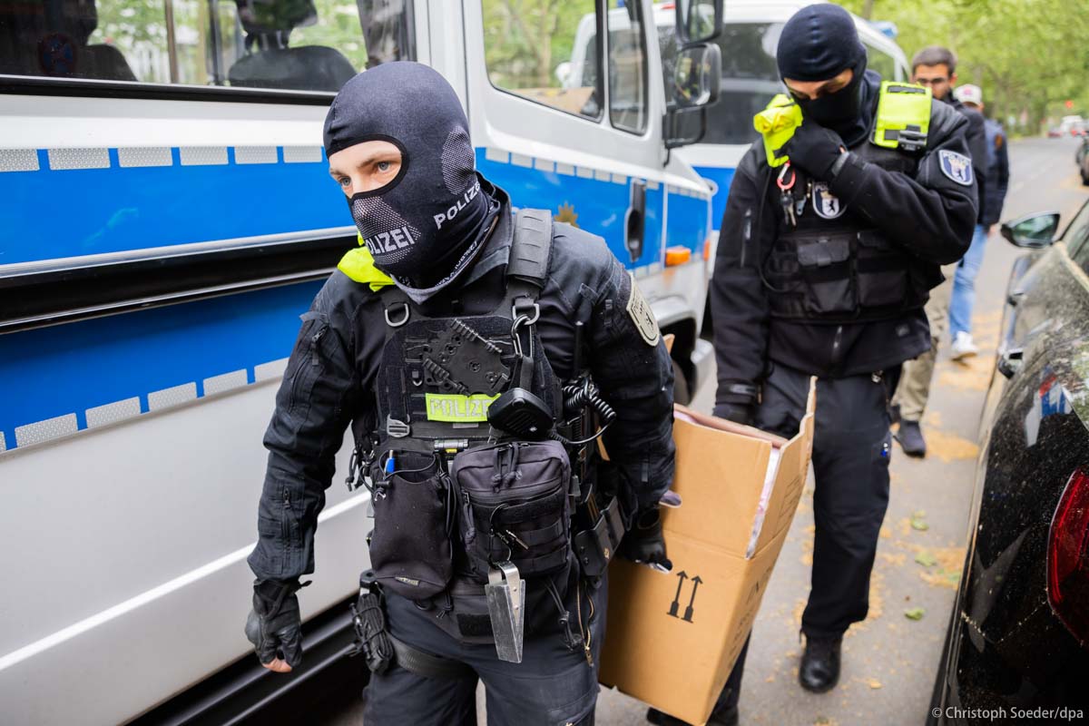 Police raid in Berlin in relation the «Last Generation».